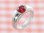 画像1: 赤ちゃんに幸運を運ぶ小さな指輪　プリモ　プラチナベビーリング　ガーネット (1)