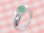 画像1: 赤ちゃんに幸運を運ぶ小さな指輪　プリモ　プラチナベビーリング　エメラルド (1)