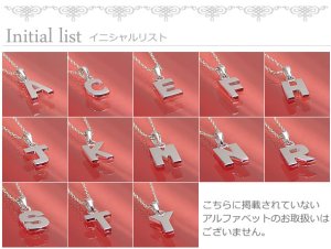 画像5: miniイニシャルペンダント K10ホワイトゴールド※ネックレスチェーン付き