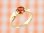 画像1: 愛あるファーストプレゼントに誕生指輪を　K18ゴールドジュエルベビーリング　ガーネット (1)