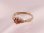 画像1: 愛あるファーストプレゼントに誕生指輪を K10ピンクゴールド ジュエルベビーリング [ガーネット] (1)