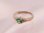 画像1: 愛あるファーストプレゼントに誕生指輪を K10ピンクゴールド ジュエルベビーリング [エメラルド] (1)