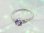 画像1: 愛あるファーストプレゼントに誕生指輪を K10ホワイトゴールド ジュエルベビーリング [アメジスト] (1)