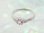 画像1: 愛あるファーストプレゼントに誕生指輪を K10ホワイトゴールド ジュエルベビーリング [ピンクトルマリン] (1)