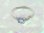 画像1: 愛あるファーストプレゼントに誕生指輪を K10ホワイトゴールド ジュエルベビーリング [タンザナイト] (1)