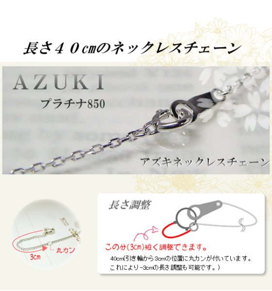 画像5: 【送料無料】誕生石12ヶ月が選べるイニシャルPTペンダント[40cm プラチナアズキチェーンネックレス]【レディース】【ジュエリー】【アクセサリー】※ダイヤモンドのみ25800円（税込） (5)