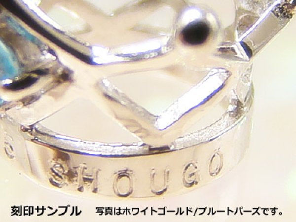 画像3: 刻印できるクラウンべビーリング/プラチナ[ガーネット] (3)