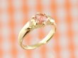 画像1: 愛あるファーストプレゼントに誕生指輪を　K18ゴールドジュエルベビーリング　ピンクトルマリン (1)